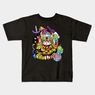 Feudal Feline 1 Kids T-Shirt